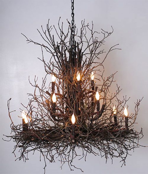 branchelier twig chandelier Briarwood Wish Designs