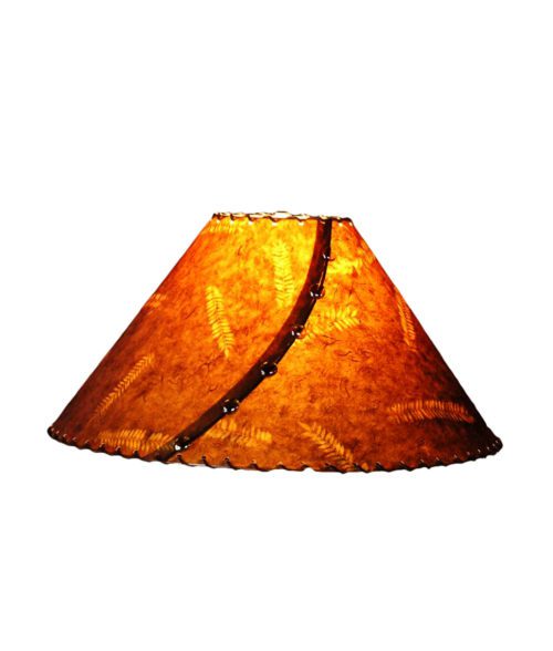 Handmade paper lamp shade | Rustic Chic Furniture and Decor from RusticArtistry.com