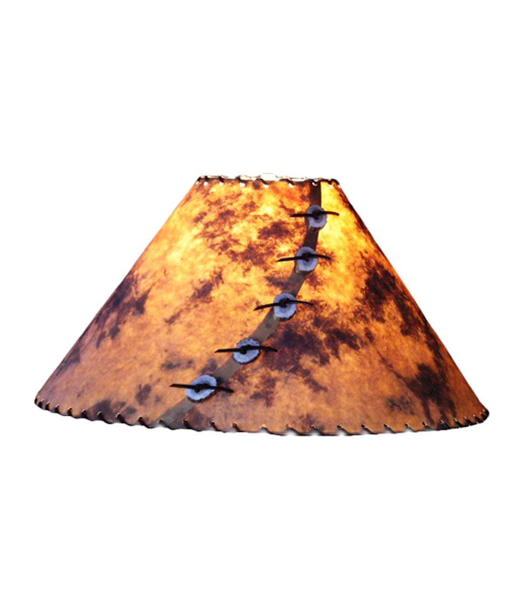 Rust And Brown Lamp Shade Rustic Artistry, Rust Coloured Lamp Shades