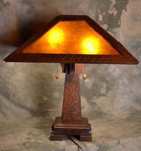Art And Crafts Table Lamps, Mica Table Lamp Mission