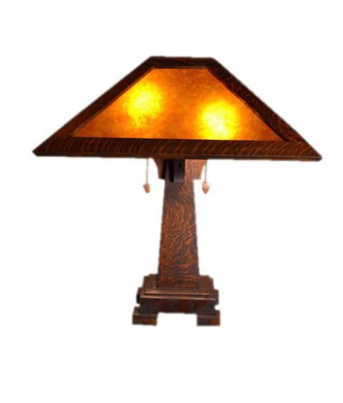 Mission Craftsman Table Lamp | Holland | Rustic Furniture and Decor from RusticArtistry.com