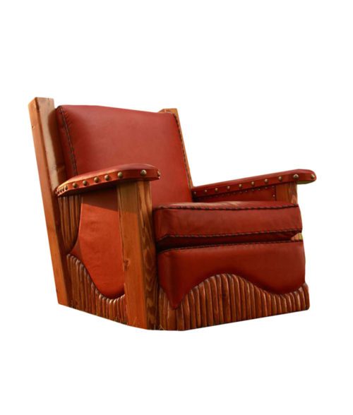 The Mountain Sunset Molesworth Club Chair | Western Seating from Rustic Artistry
