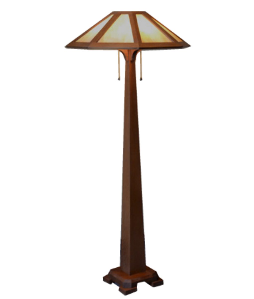 Mission Craftsman Floor Lamp, Arts And Crafts Style Floor Lamps