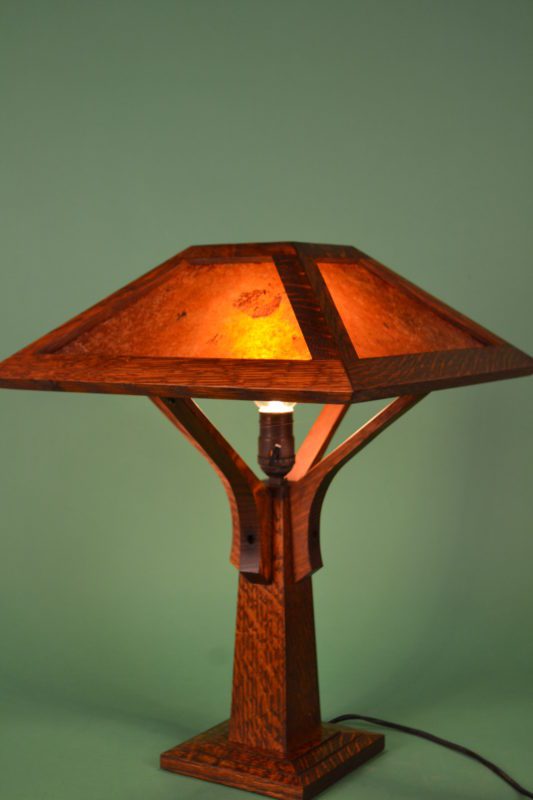 Arts And Crafts Style Table Lamps, Craftsman Mission Style Table Lamps