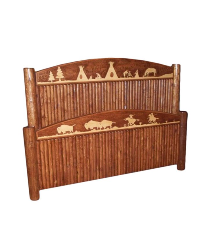 The Buffalo Hunt Molesworth Bed | Western Furniture and Decor from Rustic Artistry