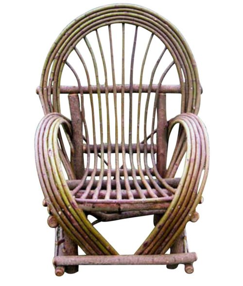 Bent Willow Arm Chair | Rustic Home Decor from RusticArtistry.com