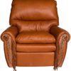 Western Recliner The Ultimate Recliner: down filled seat and back, lumbar support, leather soft as butter, and can be made in any color leather with your choice of cowhide, tooling, fringe, conchos, brand and more! Truly the most comfortable recliner I've ever sat in. | Western and Rustic Furniture and Decor from RusticArtistry.com