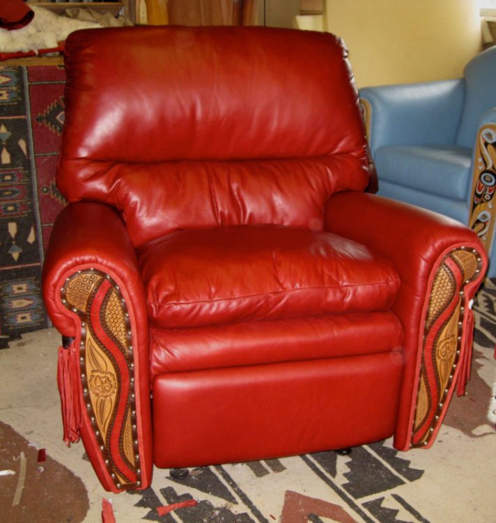 The Ultimate Recliner Fully, Red Leather Recliners