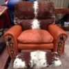 The Ultimate Recliner | Western Leather Cowhide Recliner - Image 8