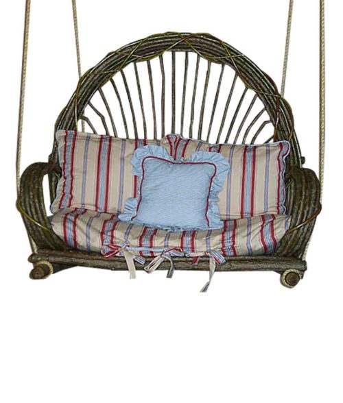 Bent Willow Porch Swing | Rustic Home Decor from RusticArtistry.com