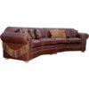 Leather sectional, western style furniture