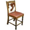 Cowhide and Leather Counter Stool Bar Stool Dining Chair