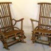 Ladderback willow rocker