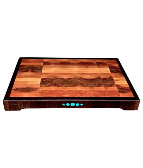 Large 19"x12" end grain birch wood cutting board