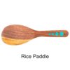 Wood Utensils with Turquoise Inlay - Image 11