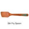 Wood Utensils with Turquoise Inlay - Image 4