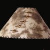 Ivory and Brown Lamp Shade - Image 2