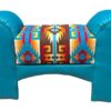 Turquoise harmony bench back side 47