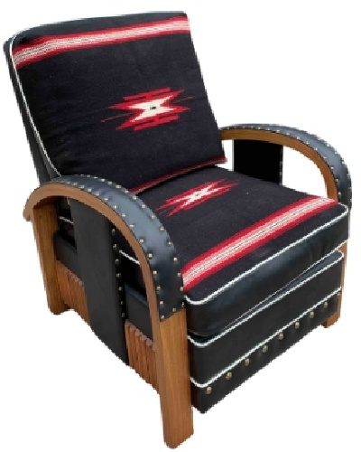 Molesworth club chair with curved arms