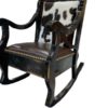 cowhide rocker with full nailhead trim