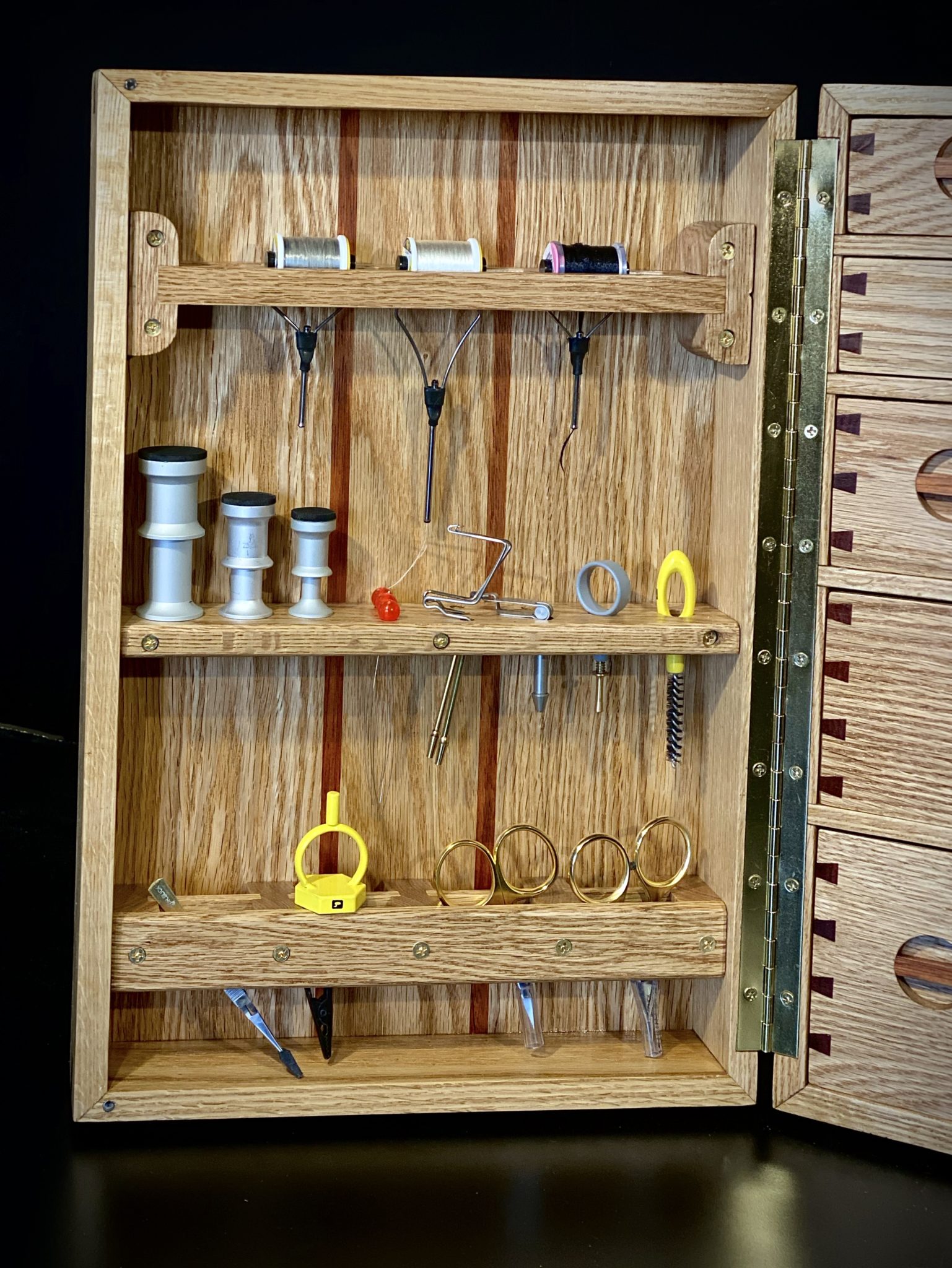 Fly Tying Cabinets - Rustic Artistry