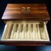 spice cabinet open drawer