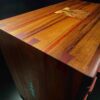 wood marquetry spice cabinet with drawers