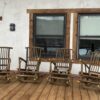 group of 4 willow rockers