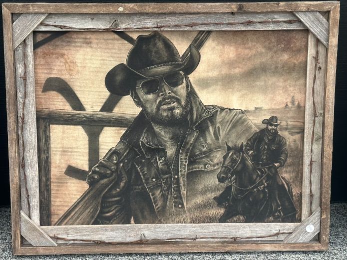 print_cowboy tough RIP _barbedwire frame