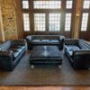 Cowhide Ottoman Coffee Table - Image 4