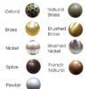 Cowhide Ottoman Decorative Tack Colors