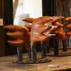 Moose Head Metal Wall Sculpture - Image 2