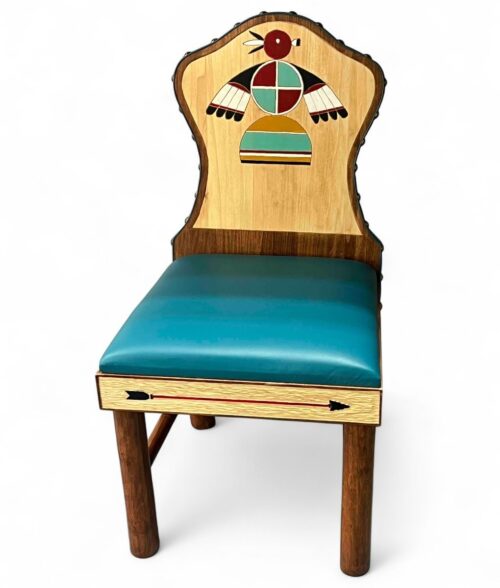 Molesworth thunderbird painted dining chair