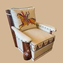 Molesworth Club Chair with Painting - Image 2