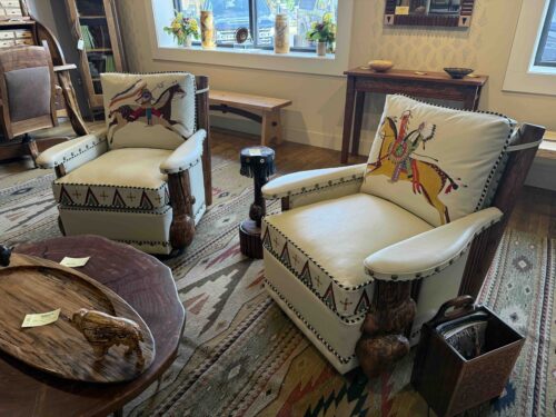 Molesworth ledger painted club chair