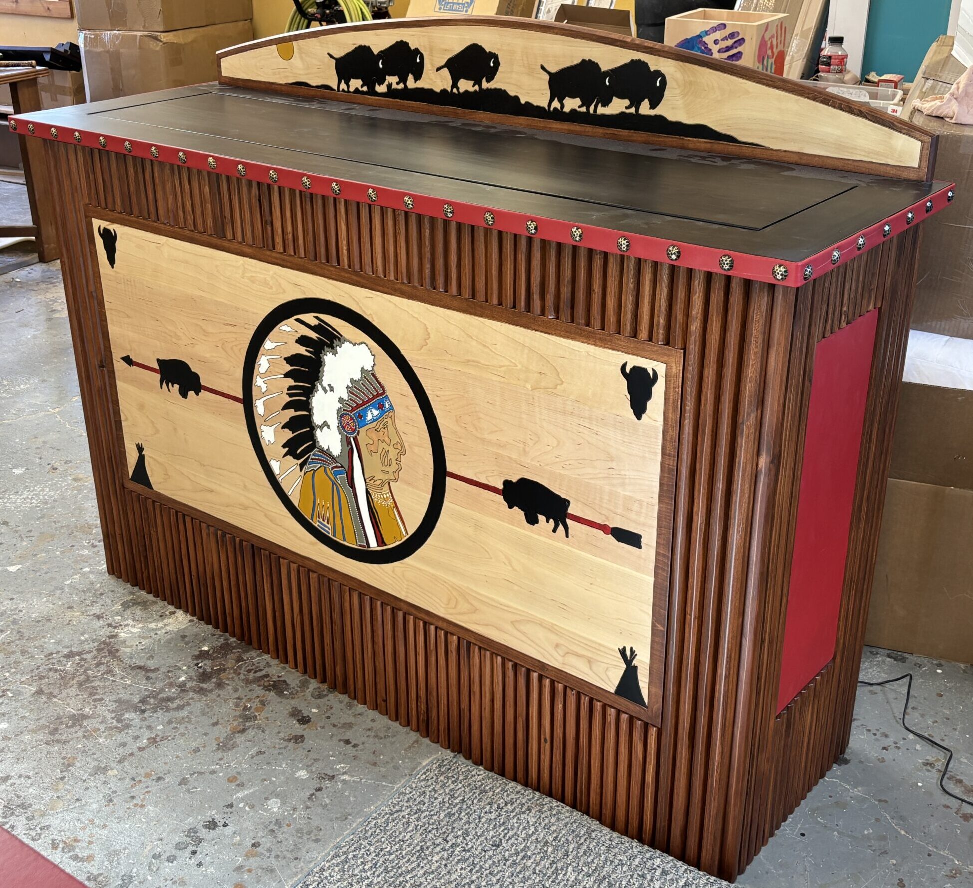 Western Heritage Pop-Up TV Entertainment Center